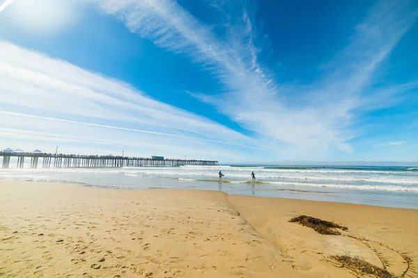 Surfaři v Pismo Beach — Stock fotografie