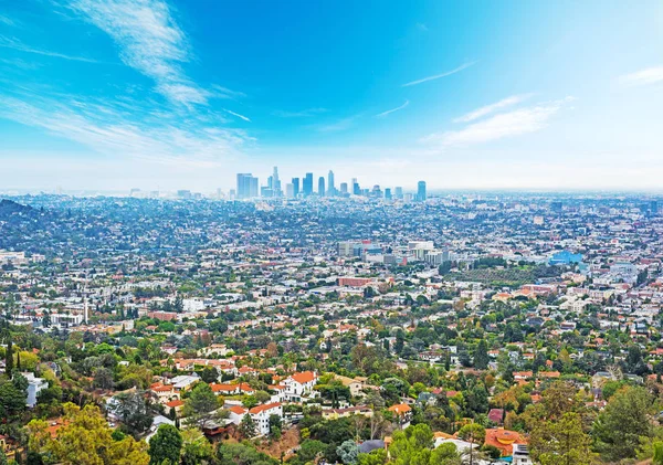 Cielo blu su Los Angeles — Foto Stock