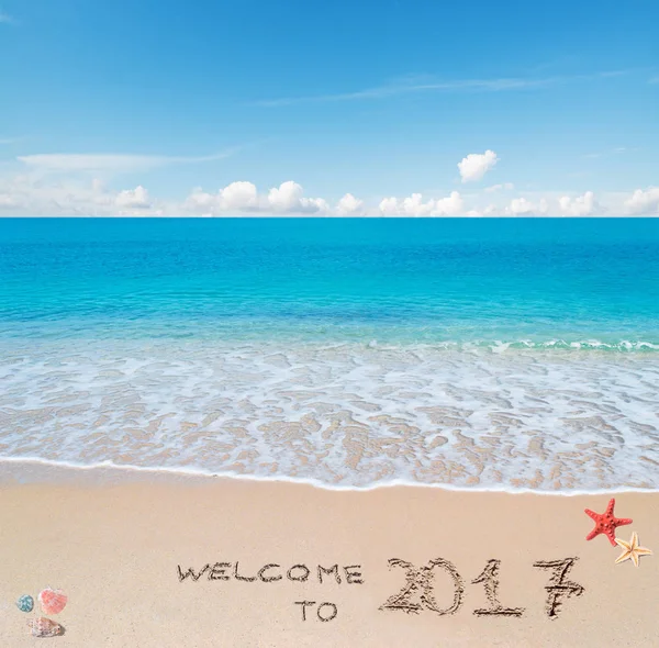 Bienvenido a 2017 — Foto de Stock