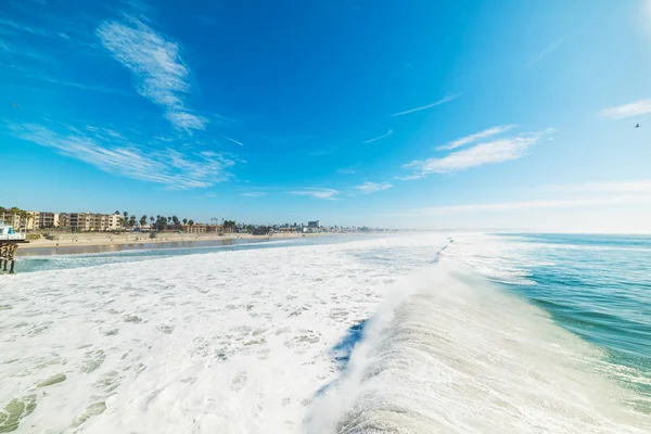 A Pacific Beach nagy hullám — Stock Fotó