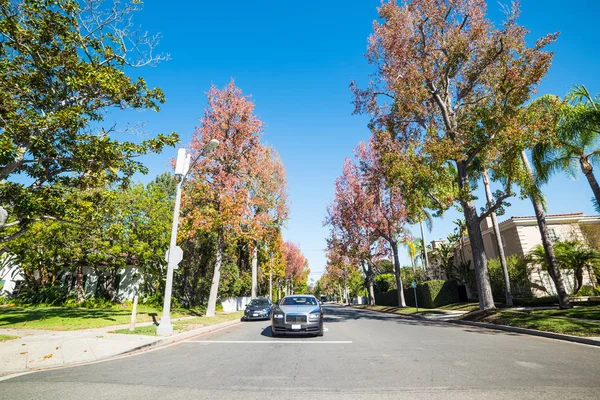 Beverly Hills w słoneczny dzień — Zdjęcie stockowe