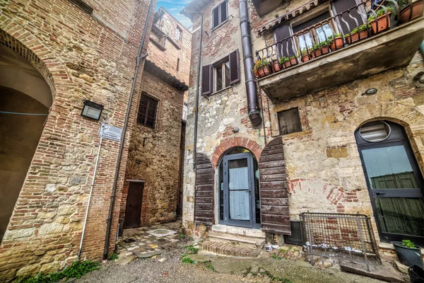 Schilderachtige hoek in Montepulciano — Stockfoto