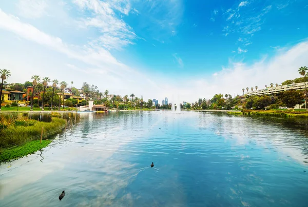 Echo Park no centro de Los Angeles — Fotografia de Stock