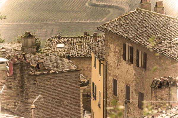 Techos viejos en Toscana — Foto de Stock