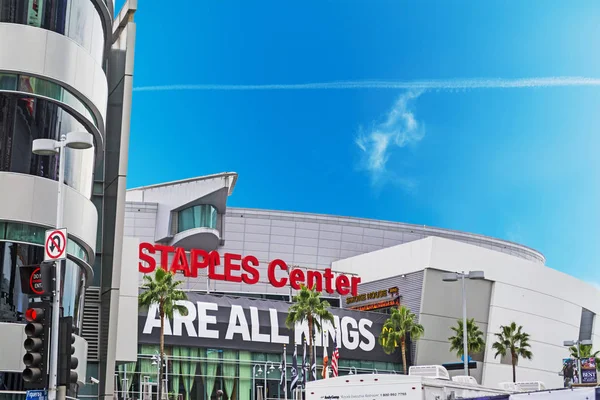 Los Angeles Kings banner at Staples Center — Stock Photo, Image
