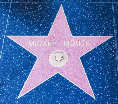 Mickey Mouse yıldızı Hollywood Walk of Fame