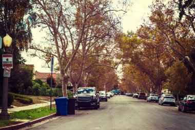 Los Angeles'ta konut sokak