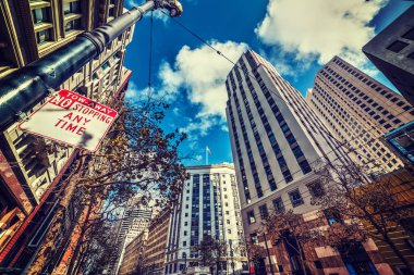 San Francisco'nun merkezindeki durdurma iz yok
