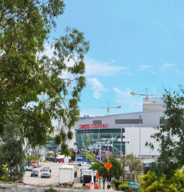L.A şehir merkezinde yer alan Staples Center.
