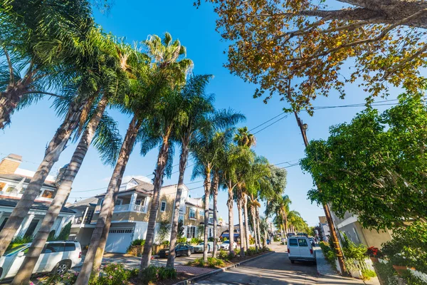 Street in Balboa island — Stock Photo, Image