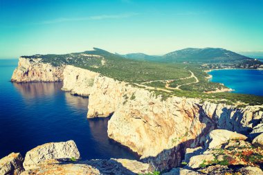 Capo Caccia açık bir günde