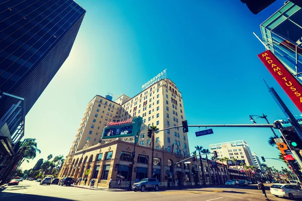 Roosevelt Hotel in Hollywood boulevard — Stock Photo, Image