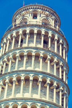 Dünya ünlü leaning tower Pisa