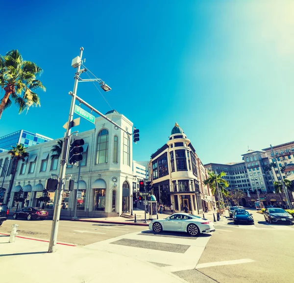 Rodeo Drive on a clear day — Stock Photo, Image