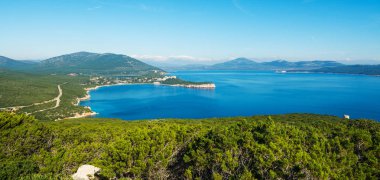 Capo Caccia açık bir günde