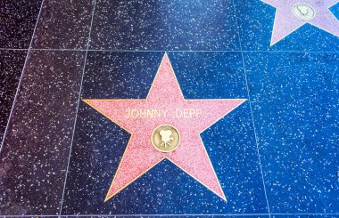 Şöhret Kaldırımı Hollywood yıldızı Johnny Depp