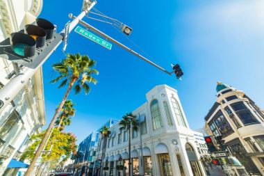 Rodeo Drive üzerinde güzel bir gün