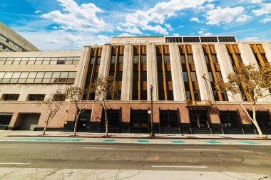 Los Angeles şehir merkezinde bahar sokak