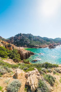 Li Cossi beach in Costa Paradiso