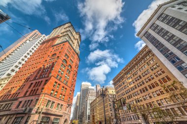 San Francisco finansal bölgesinde Skycrapers