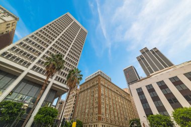 Los Angeles şehir merkezindeki gökdelenler