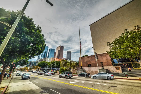City life in downtown L.A. — Stock Photo, Image