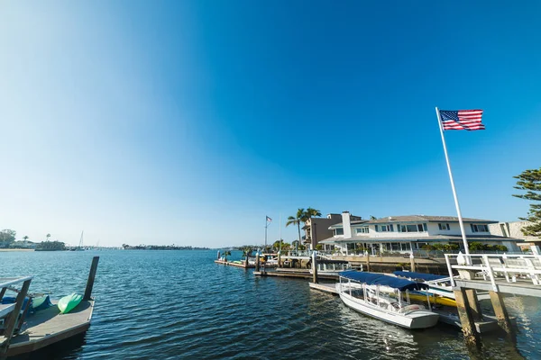 Puerto de la isla Balboa en el Condado de Orange —  Fotos de Stock