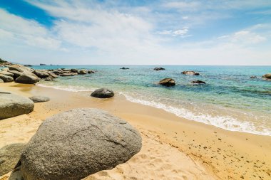 Grey rocks in Porto Sa Ruxi