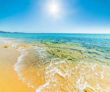 Güneş PISCINA Rei parlıyor