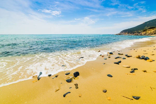 Rocks in Porto Sa Ruxi shore