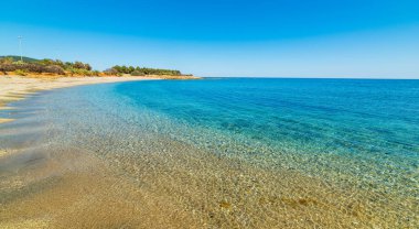 Porto Tramatzu açık bir günde