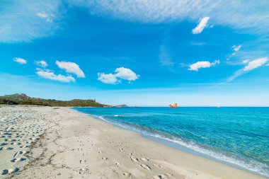 Bulutlar Cea beach üzerinde