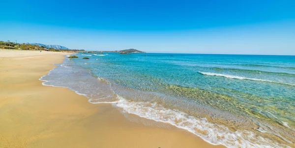 Praia de Orri na Sardenha — Fotografia de Stock