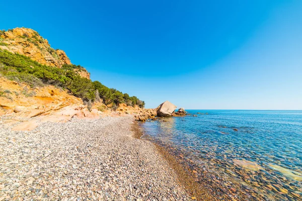 Baccu e Praidas rocky shore — Stock Photo, Image