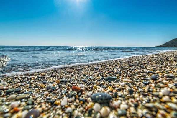 Pebbles na costa de Perdepera — Fotografia de Stock