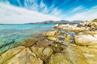 Spiaggia del Riso rocky shore