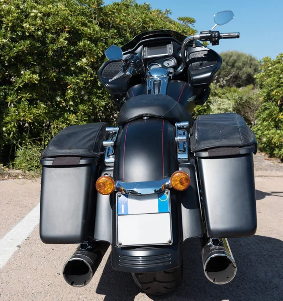 Harley davidson road glide spezielle Rückansicht — Stockfoto