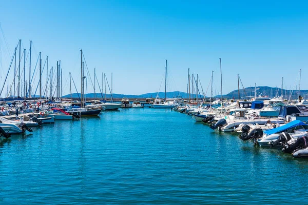 Barcos em Porto de Alghero — Fotografia de Stock