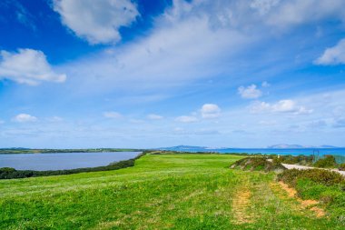 bulutlar Fiume Santo shore üzerinden