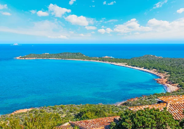 Capo Coda Cavallo shore in spring — Stock Photo, Image