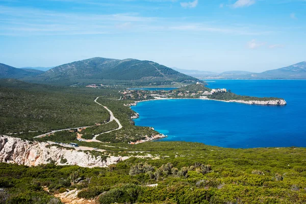 Baía de Porto Conte na primavera — Fotografia de Stock