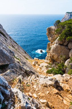 Capo Caccia kayalık kıyılarında