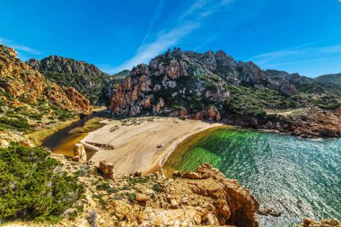 Li Cossi beach in Costa Paradiso