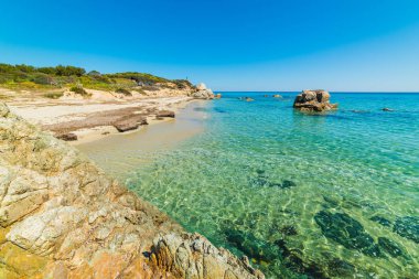 Santa Giusta Beach temiz su