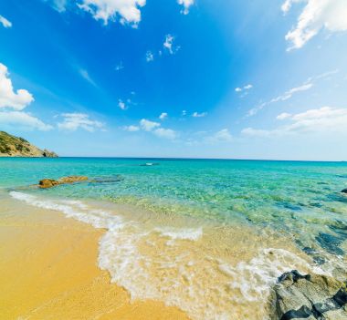 Clouds over Cala Monte Turno