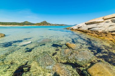 Rocks in Scoglio di Peppino beach