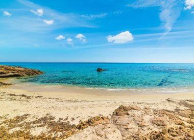 Santa Giusta beach in springtime