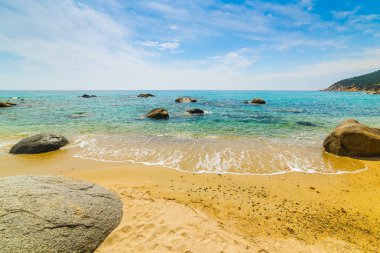 Golden sand in Porto Sa Ruxi