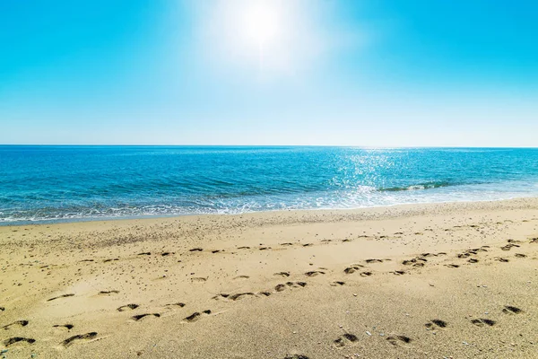 Güneş denizin üzerinde parlıyor