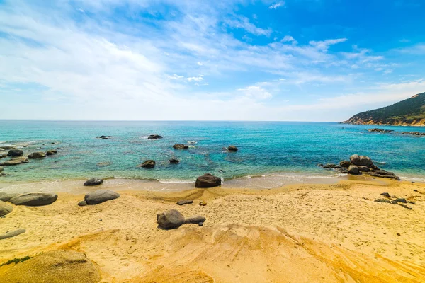 Blue sea in Porto Sa Ruxi